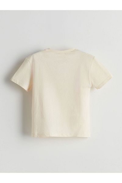 LC Waikiki Tricou pentru băiat cu imprimeu cu gât crew de sezon nou - S5K929Z1