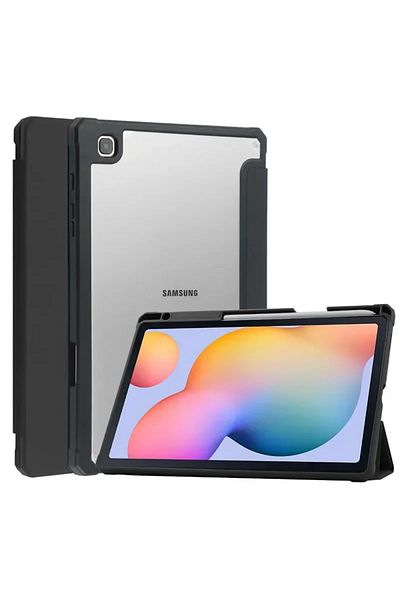 Choice S6 لايت P620 P625 الأسود فوندا لسامسونج غالاكسي تبويب S6 لايت 10.4 2024 P620 P625 P610 P615 P613 P619