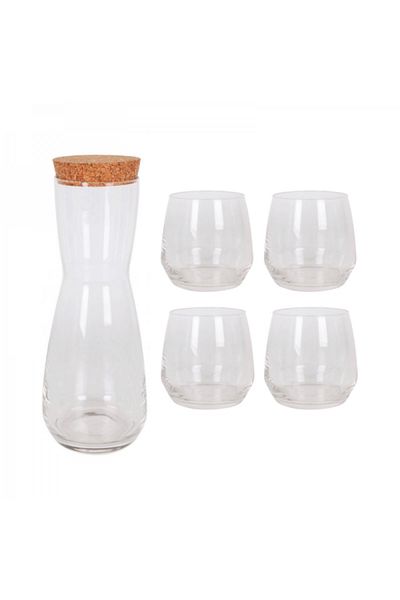 Viejo Valle Set carafa si 4 pahare universale, Royal Leerdam Debonair