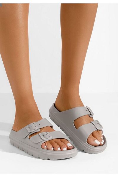 B T Shoes Papuci dama Madeleina gri