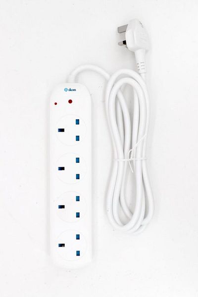 İkon IKON 4 Way Extension Socket with 2 Meter Cable IK-204