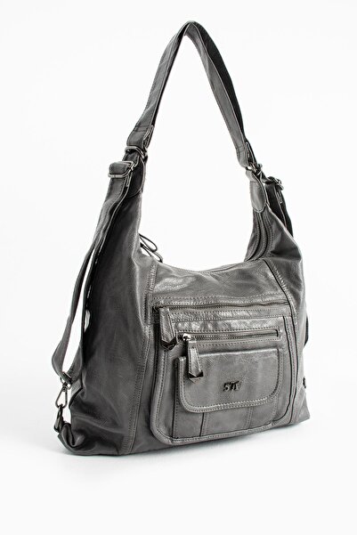 yuzuco Штучна шкіра Рюкзак Сірий (Модель: 571-13-13M)