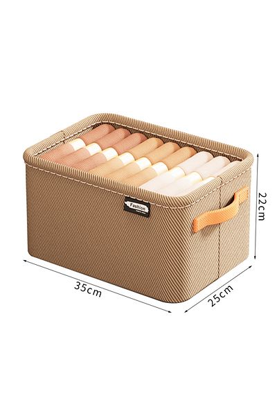 Choice 1 PCS Khaki - Medium 1/2/3PCS Collapsible Clothing Organizer Closet Clothes Pants Storage Organizer