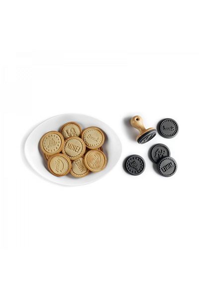 Lacor Set de stampila pentru patiserie cu 5 timbre interschimbabile si forma pentru taiat aluatul