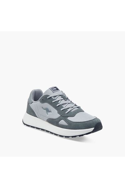 Kangaroos Men's Logo Detail Sports Shoes with Lace-Up Closure
