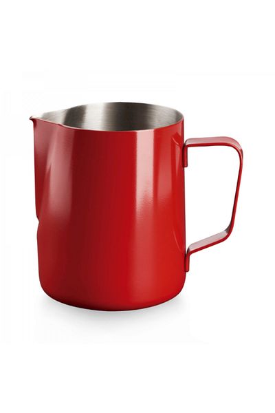 Lacor Stainless steel milk frother, 350 ml, red