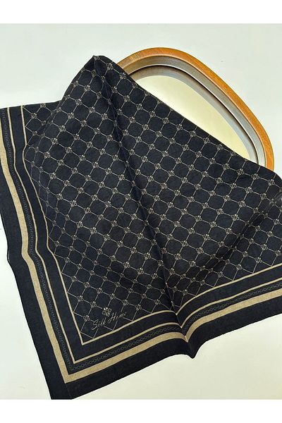 Silk Home Шал Олинда с монограмен модел