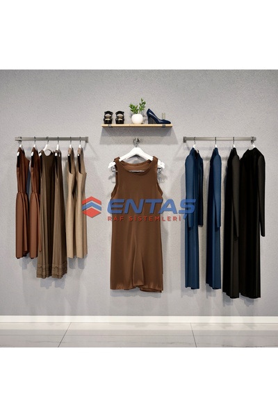 RAF MARKETİ 220*H:220,Giyinme Odası Rafı,Lüx Askılık Sistemi, Mağaza Raf Sist...