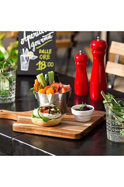 LEONE Salt or pepper mill, Rosso, 25 cm