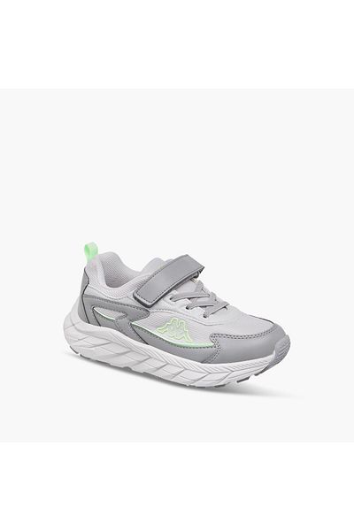 Kappa Boys' Logo Detail Sports Shoes with Hook and Loop Closure
