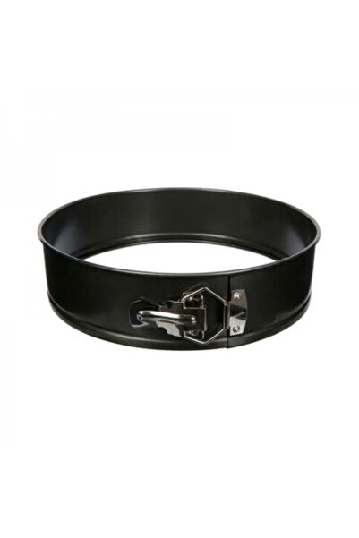 FİVE Set of 3 removable round carbon steel cake or pie molds, 22-24-26 cm