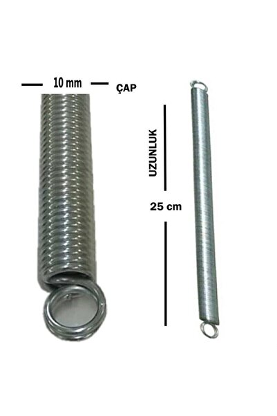 Bundeba 1 Adet Bebek Hoppala Zıp Zıp Yayı Çelik Yay Askı Kapı Yayı 25 Cm.