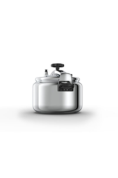 ALSAIF Stainless Steel Pressure Cooker Size: 5 Liter, Color: Stainless Steel - K96005