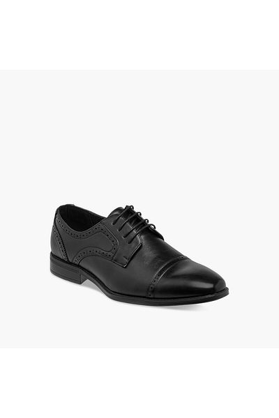 LBL by Shoexpress Solid Lace-Up Derby Shoes