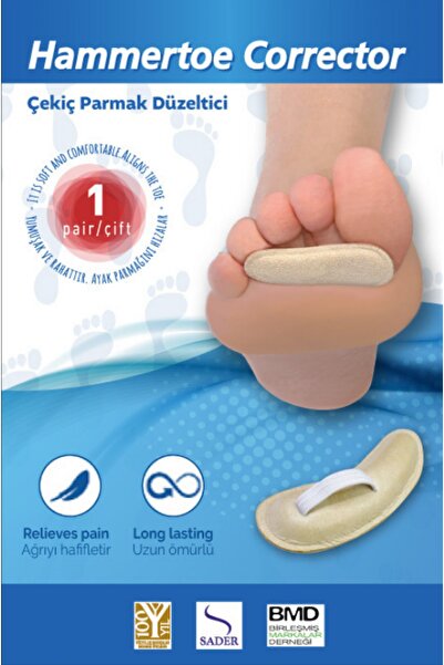 Kifidis 04 Deri Çekiç Parmak Düzeltici - Kıvrık Parmak Önleyici Ortopedik Ate...