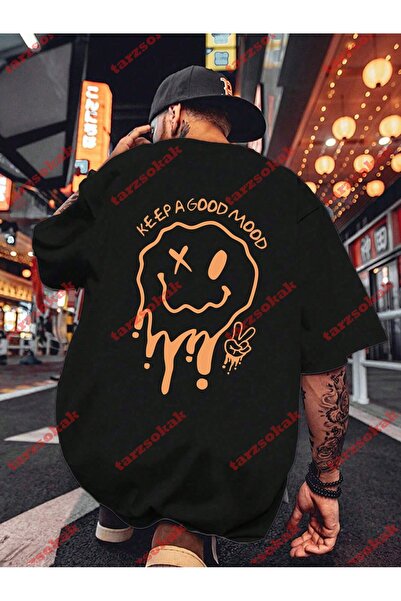 Tarzsokak تيشيرت رجالي صيفي كاجوال موديل 3300 بياقة قريبة وأكمام قصيرة