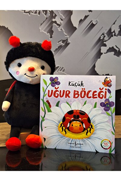 TÜRKİYE İŞ BANKASI KÜLTÜR YAYINLARI Küçük Uğur Böceği  Kitap Peluş Set