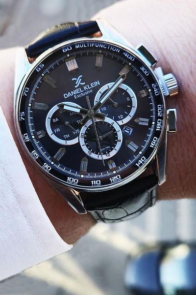 Daniel Klein Daniel Klein Exclusive Dual Time Men's Wristwatch (New Model)