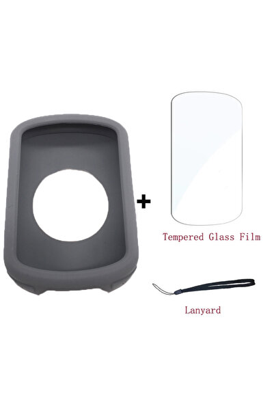 Choice Grey Edge 540 840 Case with Tempered Glass Film New Silicone Case & Sc...