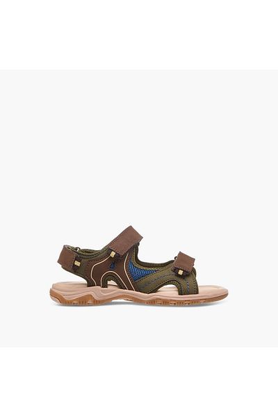 LBL by Shoexpress LBL by Shoexpress Colourblock Sandals with Hook and Loop Closure