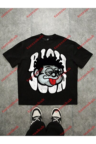 Tarzsokak تي شيرت صيفي للرجال - موديل 3471، أكمام يوان كاجوال