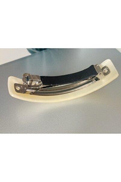 TREND Shiny Pearlescent Curved Automatic Clip Hair Clip - High Quality Acetate Hairpin