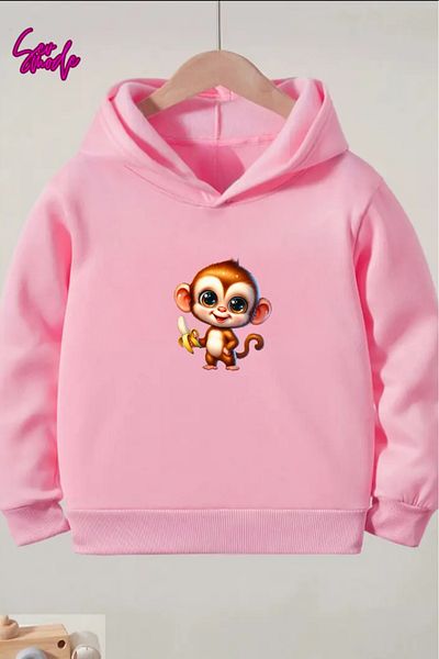 SevMode Children's Unisex Printed Hooded Sweatshirt