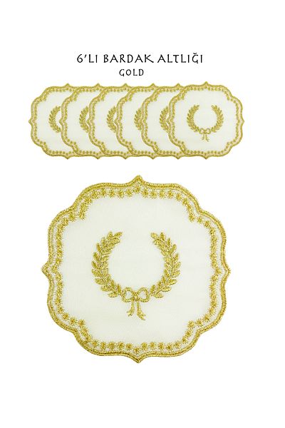 EVSTYLE Set of 6 Coasters - Silver