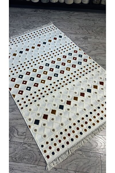 evser halı Fulya Bukleli Yumuşak Peluş Post Shaggy Çocuk Odası Oturma Odası S...