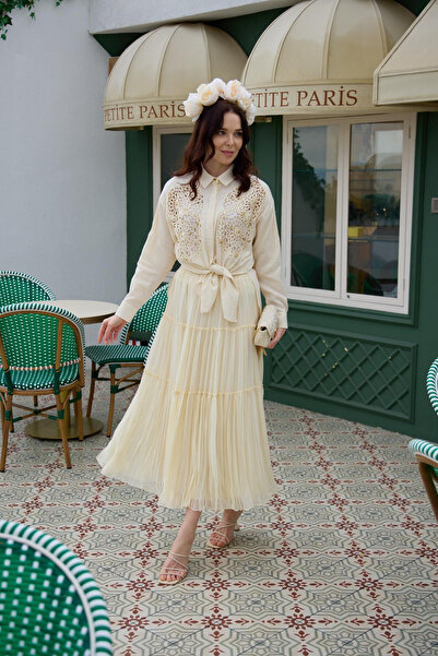 Genel Markalar Marwa By Moodbasic Kat Kat Şifon Etek