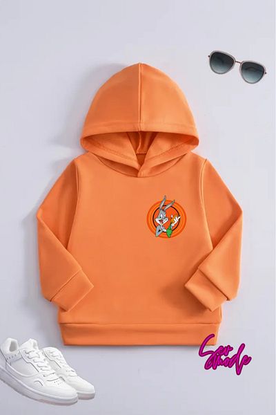 SevMode Children's Unisex Printed Hooded Sweatshirt