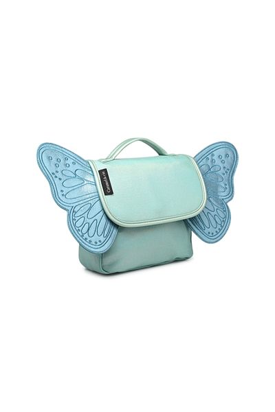 caramel cie Rucsac pentru copii Caramel & Cie Iridescent Blue Butterfly