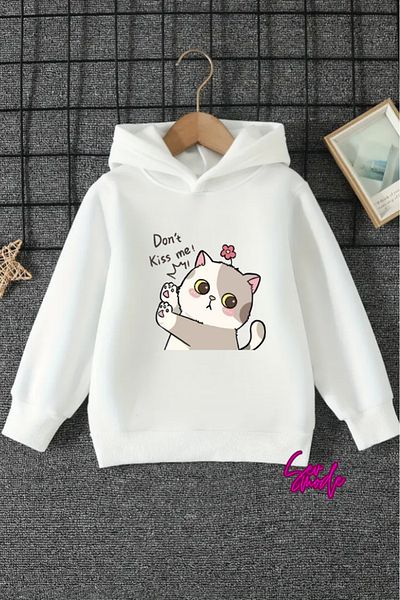 SevMode SWEATSHIRT CU GLUGĂ IMPRIMAT UNISEX COPII