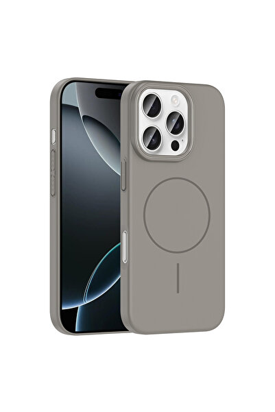 m.tk moveteck iPhone 16 Pro Kılıf Mat Magsafe Şarj Özellikli Hassas Butonlu L...