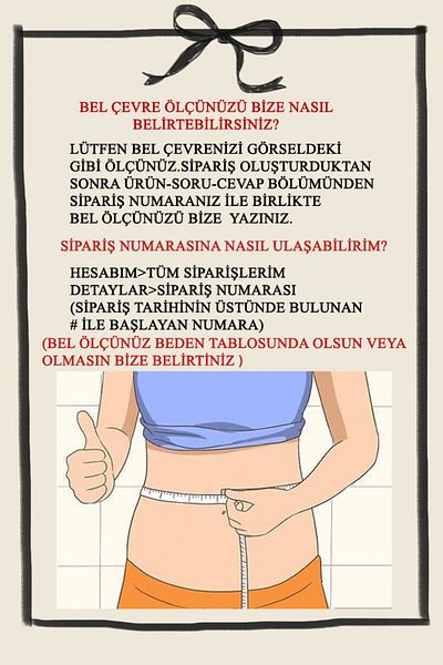 MARSTR Iadeyokturkişiye Special Production Detachable Strap Waist Corset (Write Your Waist Size)