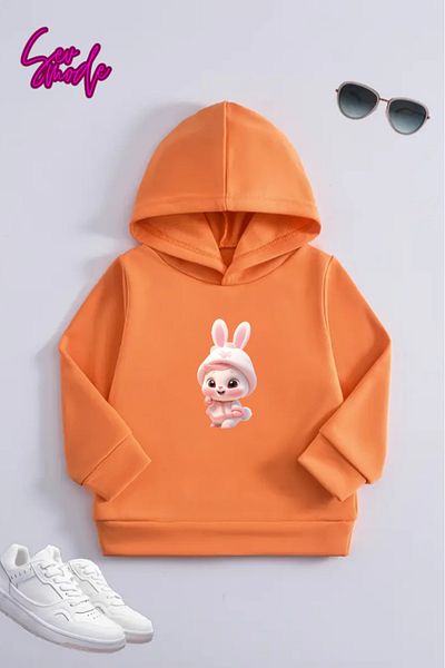 SevMode Children's Unisex Printed Hooded Sweatshirt