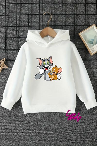 SevMode SWEATSHIRT CU GLUGĂ IMPRIMAT UNISEX COPII