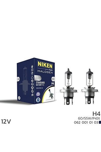 Sosyal Çarşı H4 12V 55W HALOJEN FAR AMPULÜ 2 ADET 1650 LÜMEN GÖZ ALMAYAN GÜÇLÜ SARI IŞIK UZUN KISA TEK FAR AMPUL