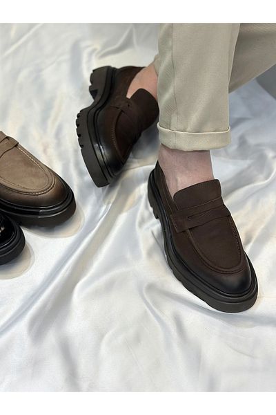 Avni Ceylan Genuine Leather Casual Shoes (Suede)