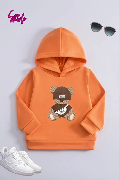 SevMode Children's Unisex Printed Hooded Sweatshirt
