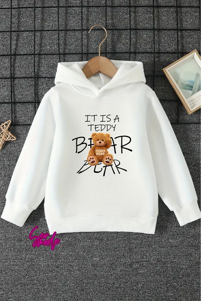 SevMode SWEATSHIRT CU GLUGĂ IMPRIMAT UNISEX COPII