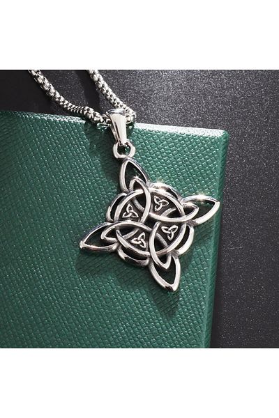 Choice AL19189-Silver Beautifully Engraved Wizarding World Necklace Wand Magic Stone Pendant Men\\\'s Fashi
