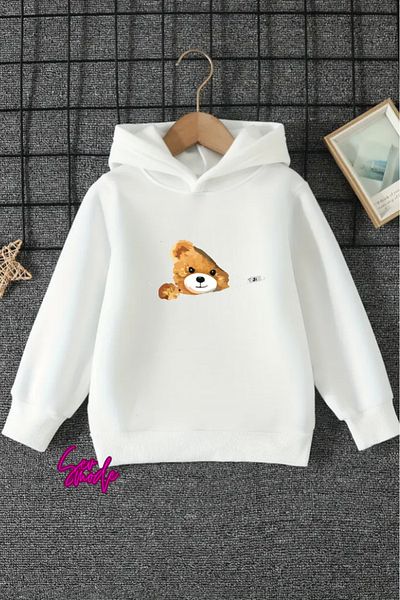 SevMode SWEATSHIRT CU GLUGĂ IMPRIMAT UNISEX COPII