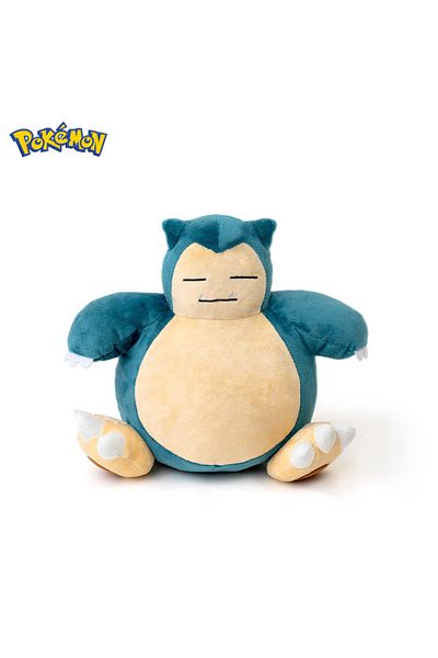 Choice 25cm Snorlax Pokemon Snorlax Pikachu Eevee Jigglypuff Bulbasaur Keychain Plush Toy Cartoon & Cute Ba