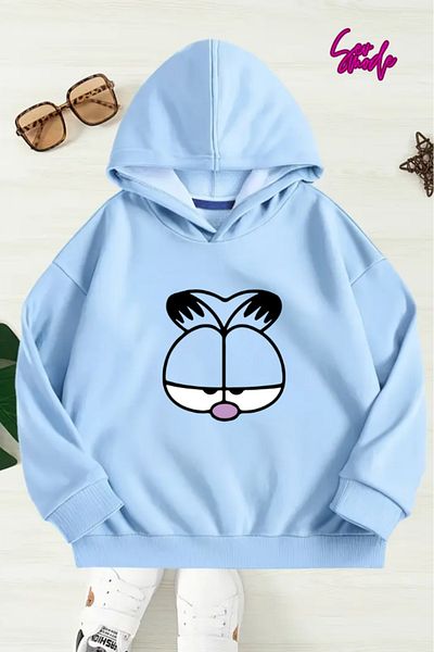 SevMode SWEATSHIRT CU GLUGĂ IMPRIMAT UNISEX COPII