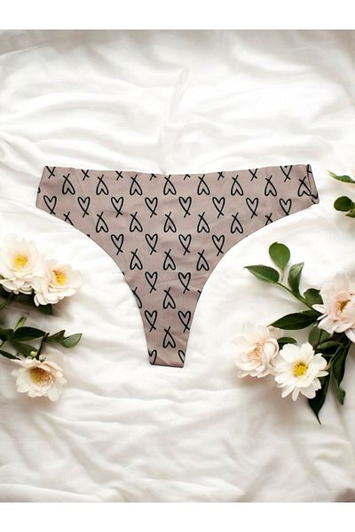 Vanilya Secret Γυναικεία στρινγκ κιλότα σε σκόνη με λέιζερ χωρίς μοτίβο