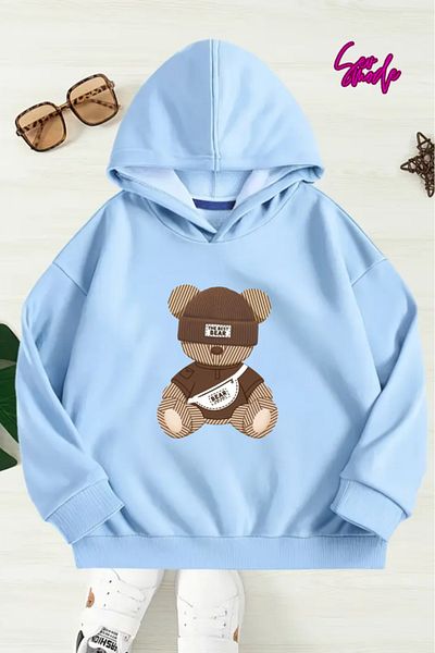 SevMode SWEATSHIRT CU GLUGĂ IMPRIMAT UNISEX COPII
