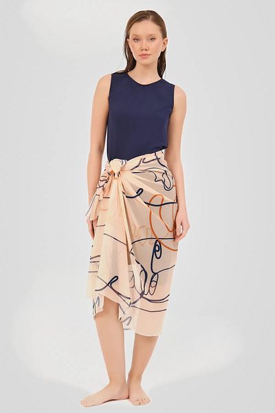 ALFASA Tulle Chiffon Skirt Pareo Stylized Title