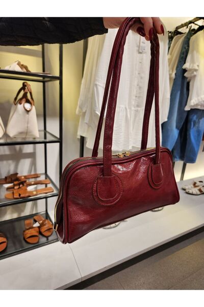 Die Fein Geantă de mână și de umăr din piele moale Mercan Stores