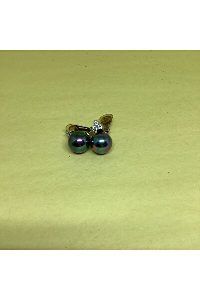 Noemi Klipsli gri fume kültür incili kupe